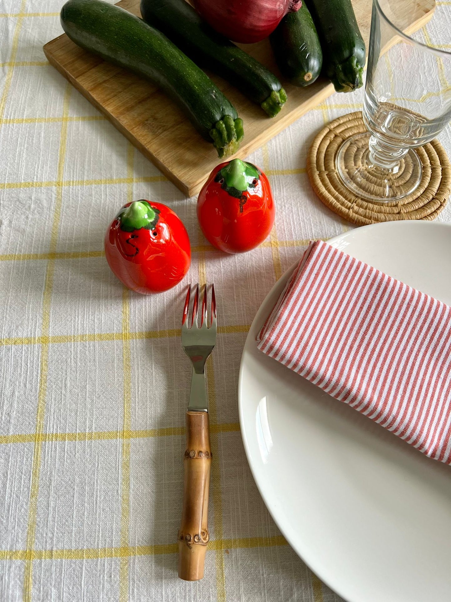 Salière/poivrière tomates