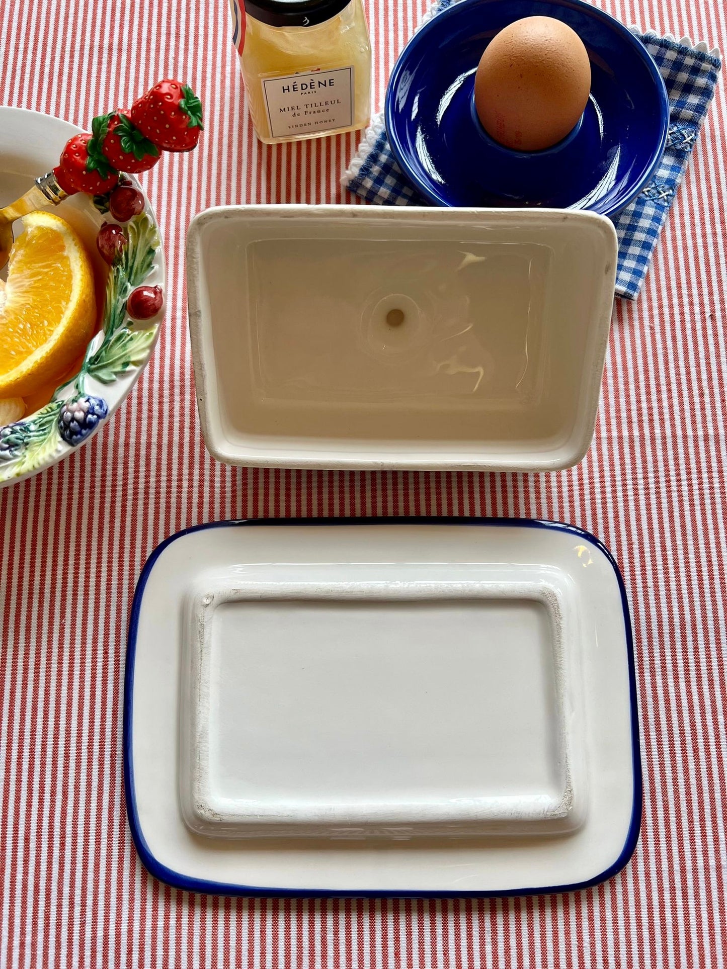 Beurrier peint à la main