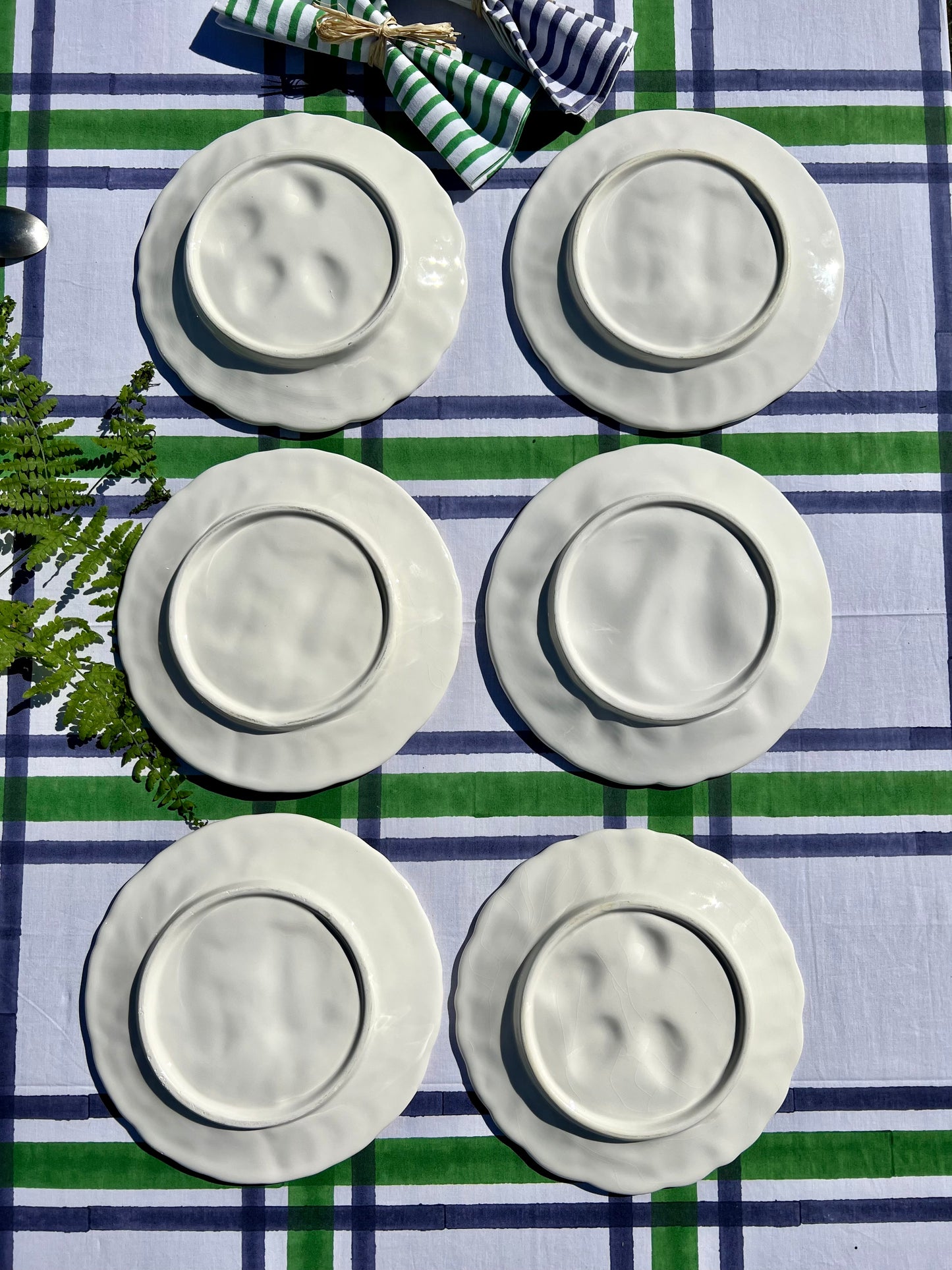 9 assiettes à dessert fruits