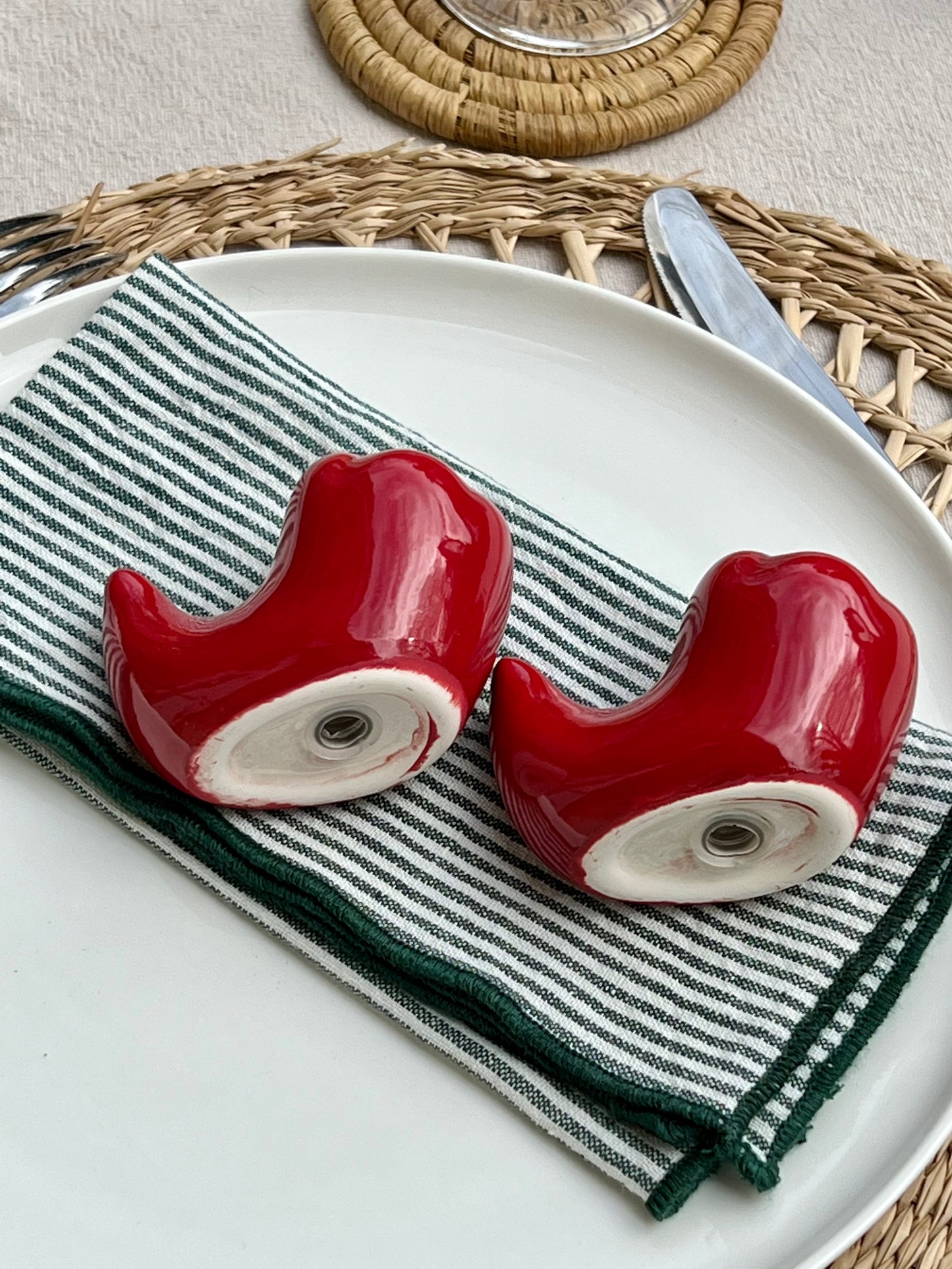Salière/poivrière piments