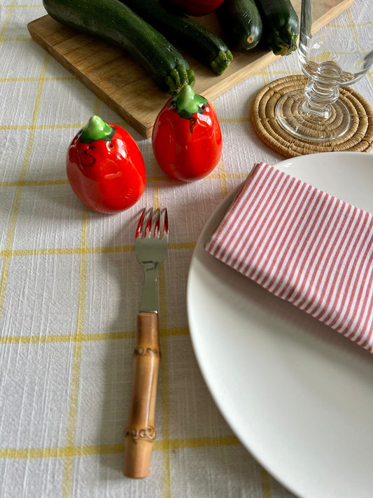 Salière/poivrière tomates