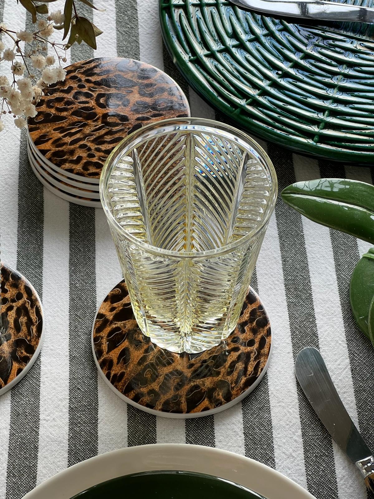 Dessous de verres léopard