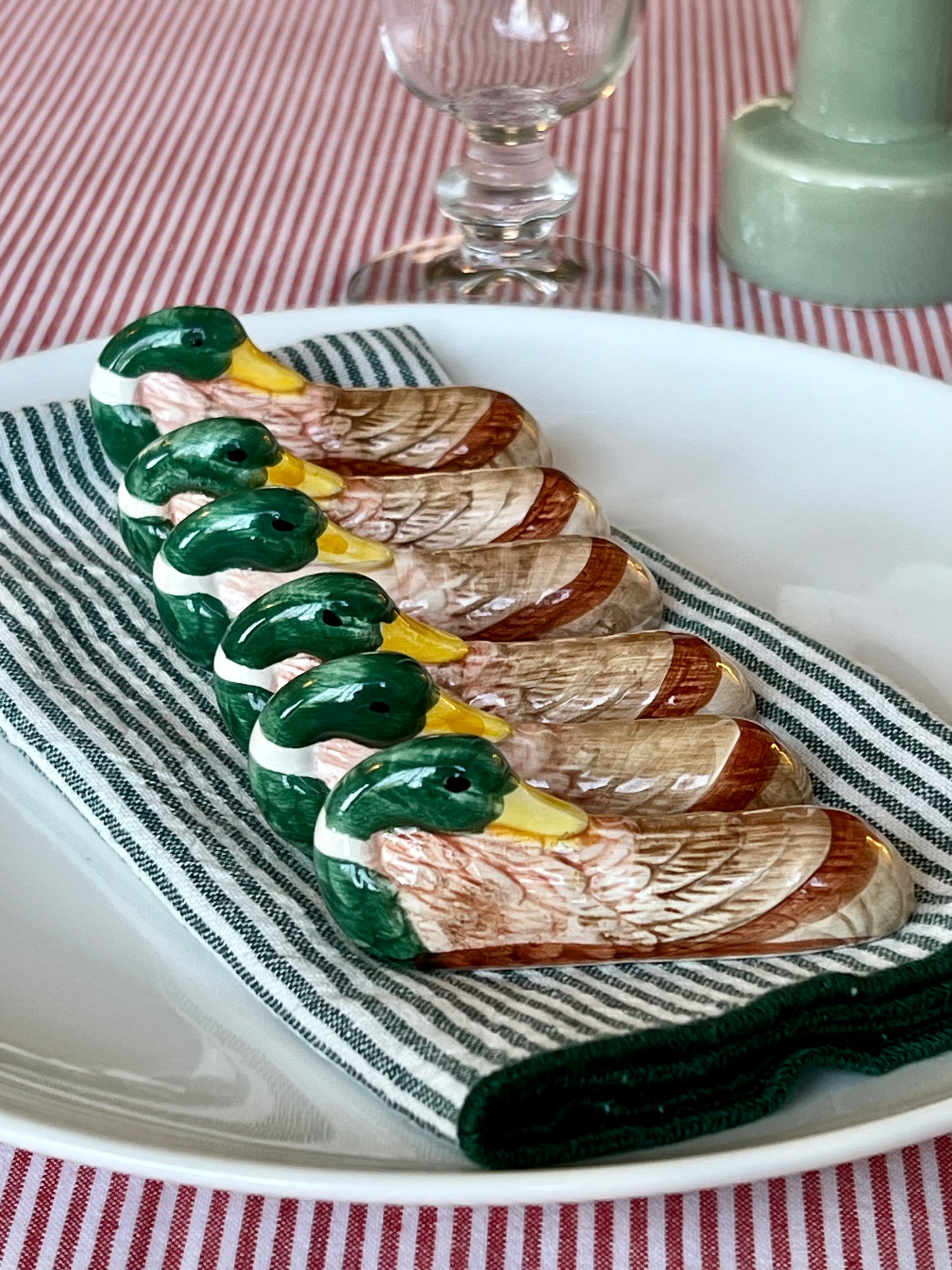 6 Porte-couteaux canard