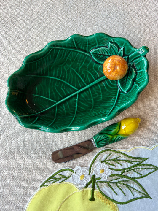 Beurrier feuille orange et citron