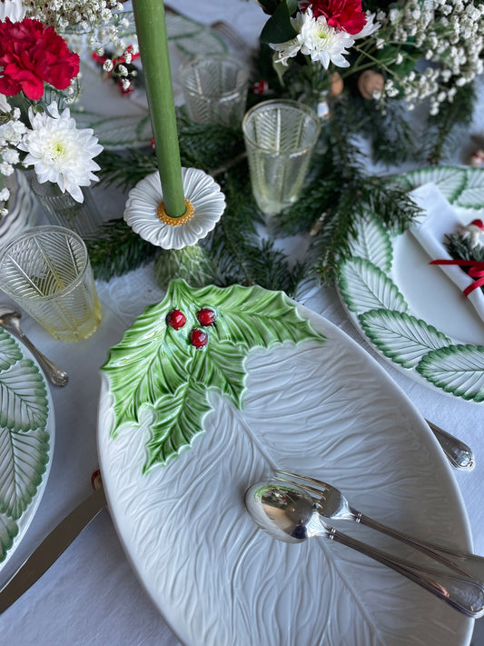 Grand plat houx Made in Italy