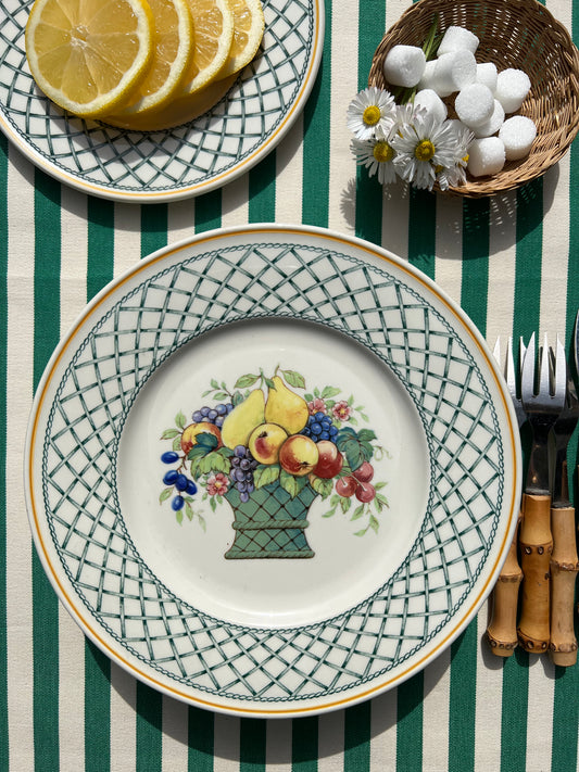 6 assiettes à dessert "Basket" Villeroy&Boch