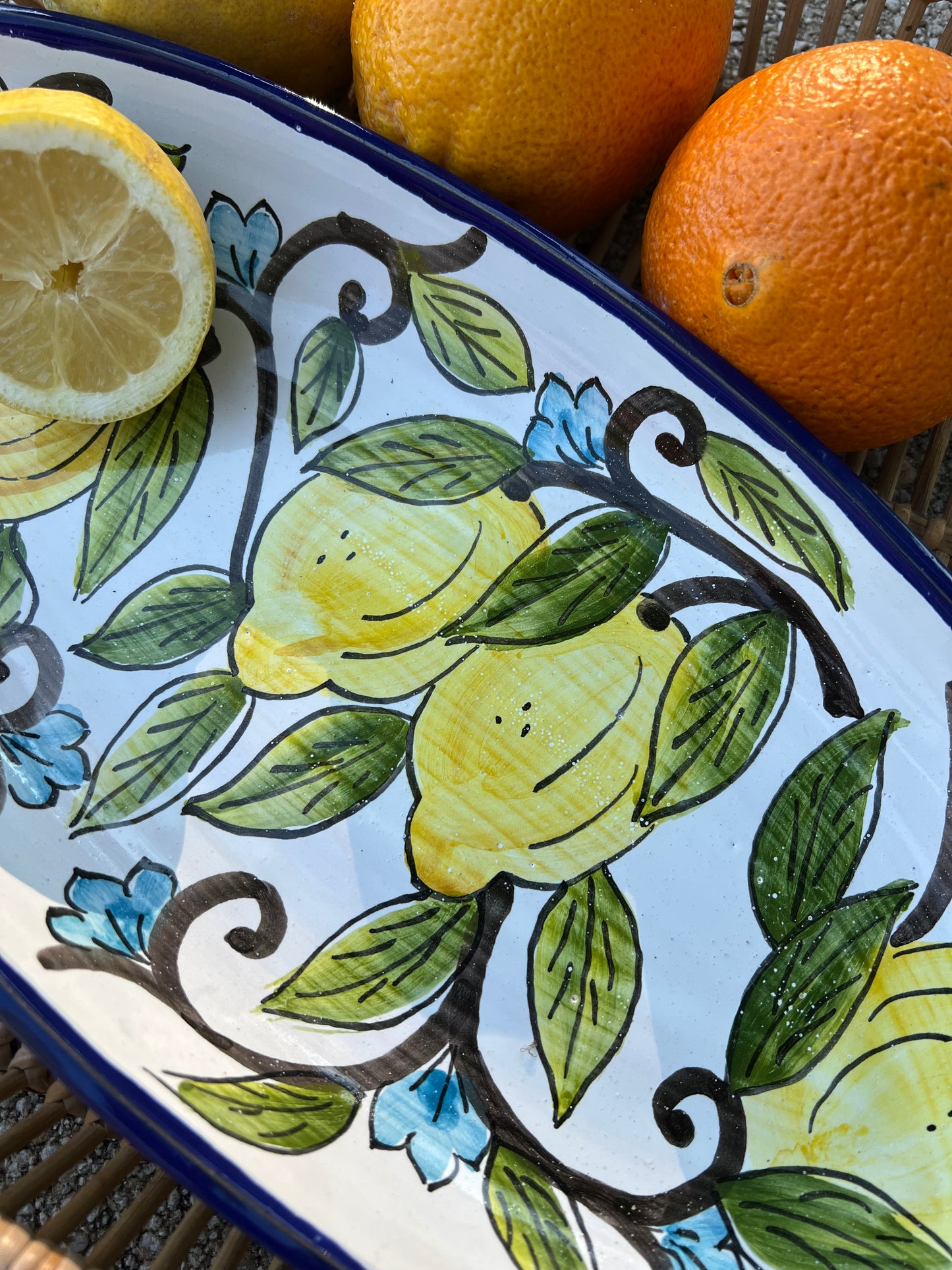 Grand plat citrons