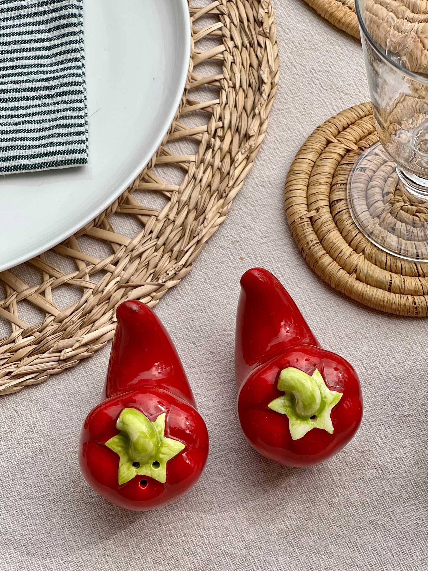 Salière/poivrière piments