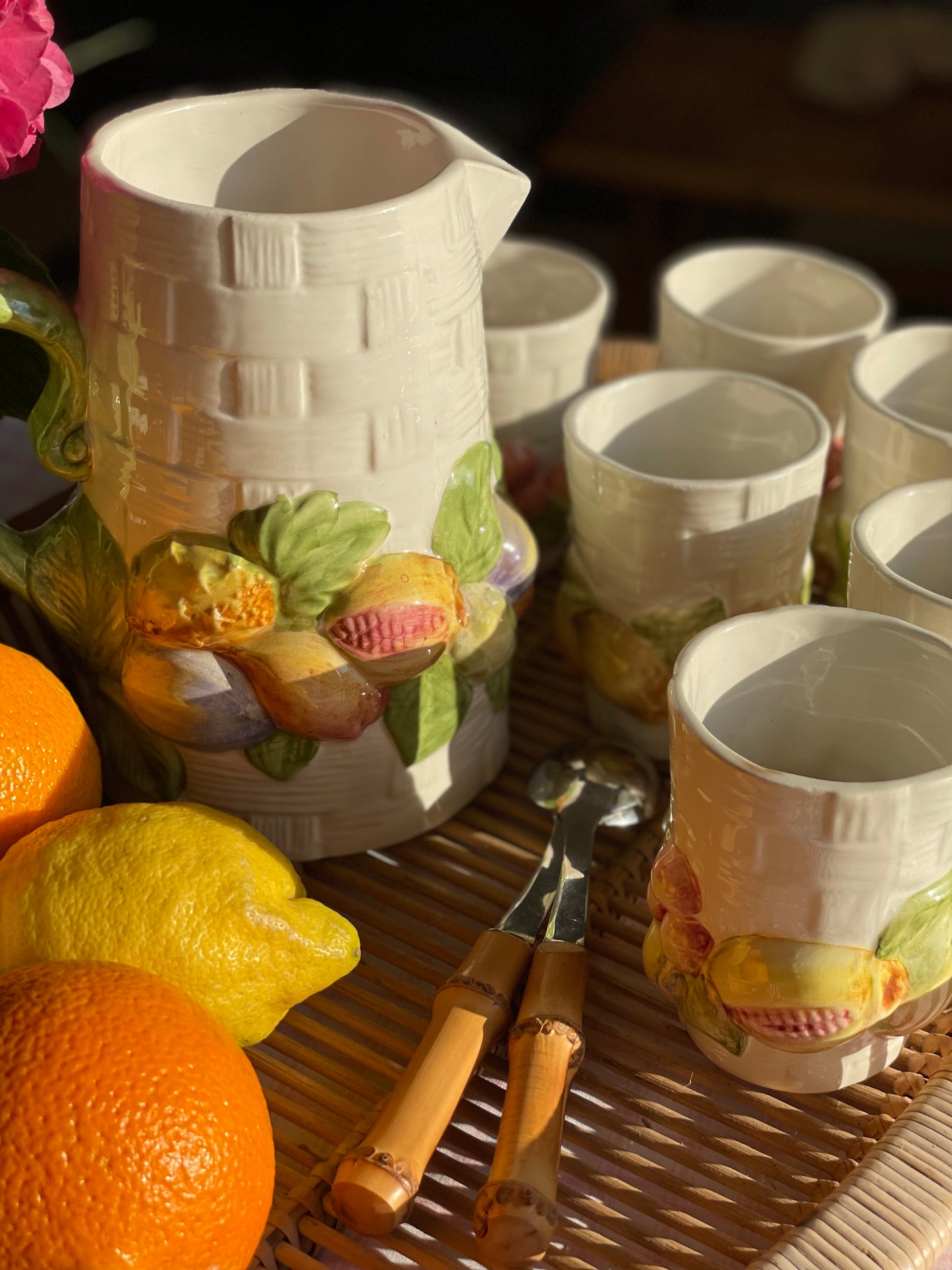 Ensemble à orangeade  Chaumette Made in Italy