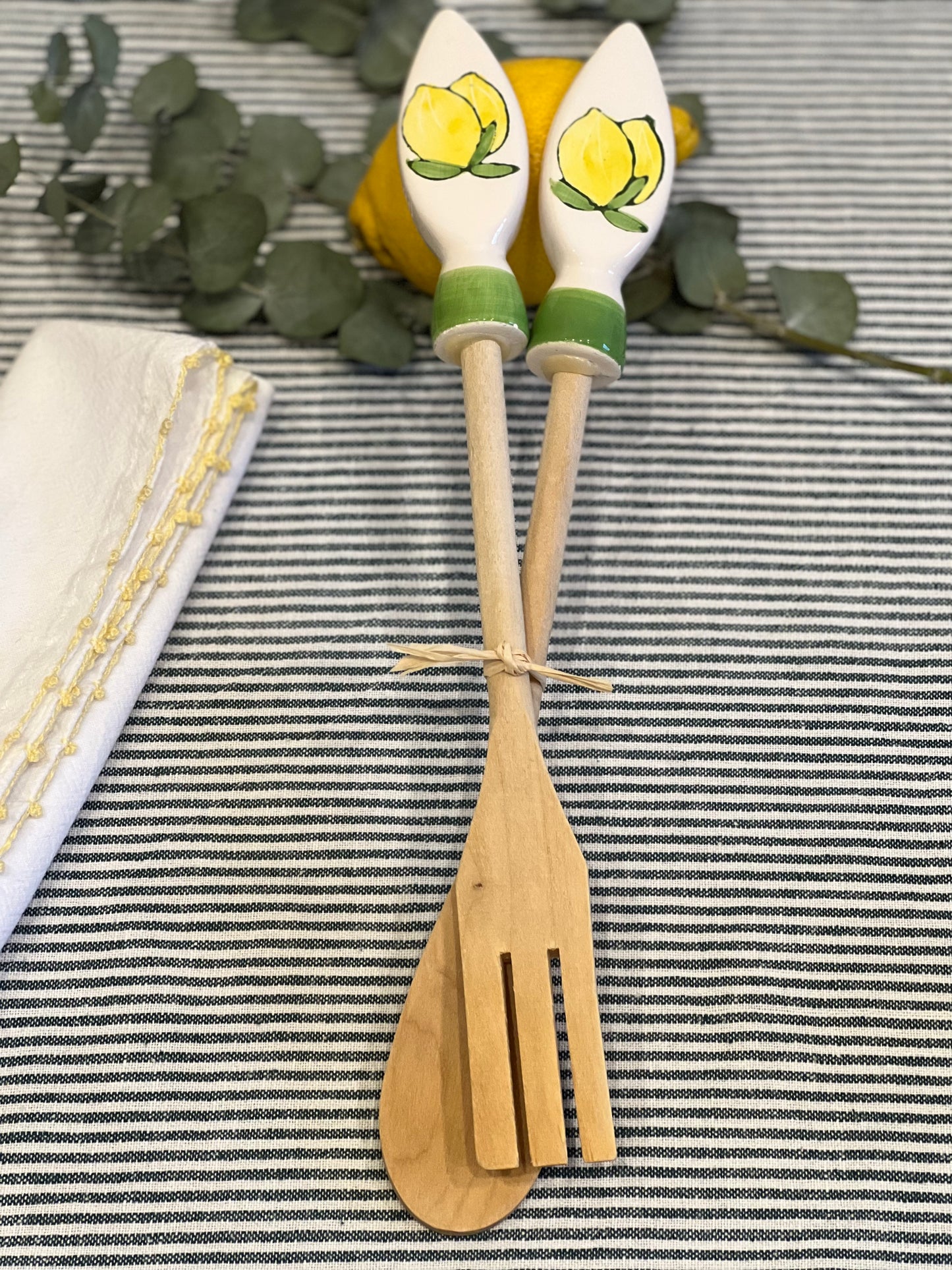 Couverts salade citrons