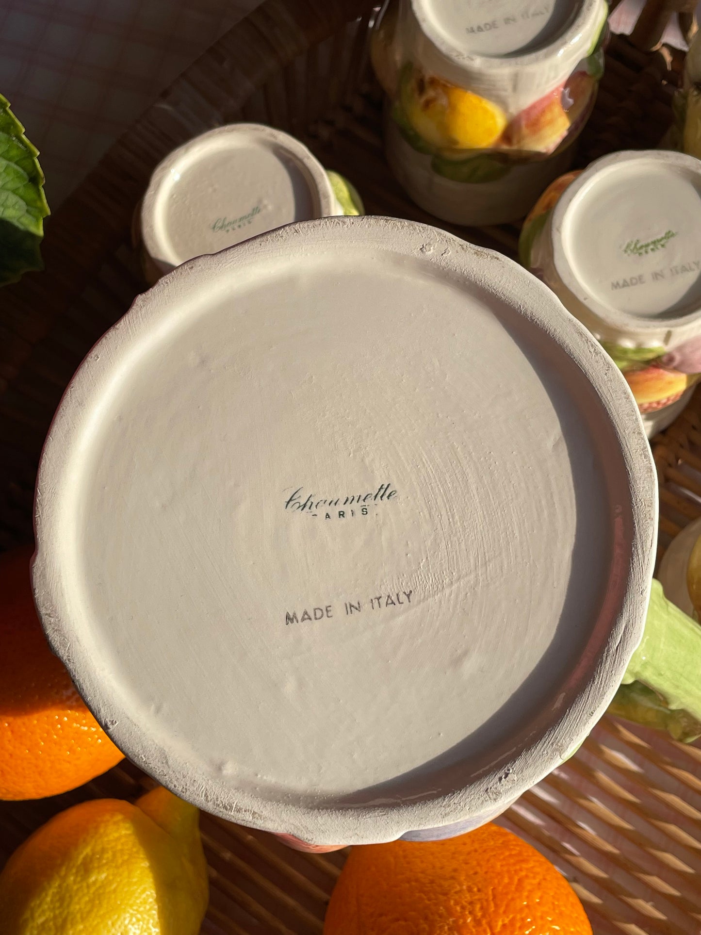 Ensemble à orangeade  Chaumette Made in Italy