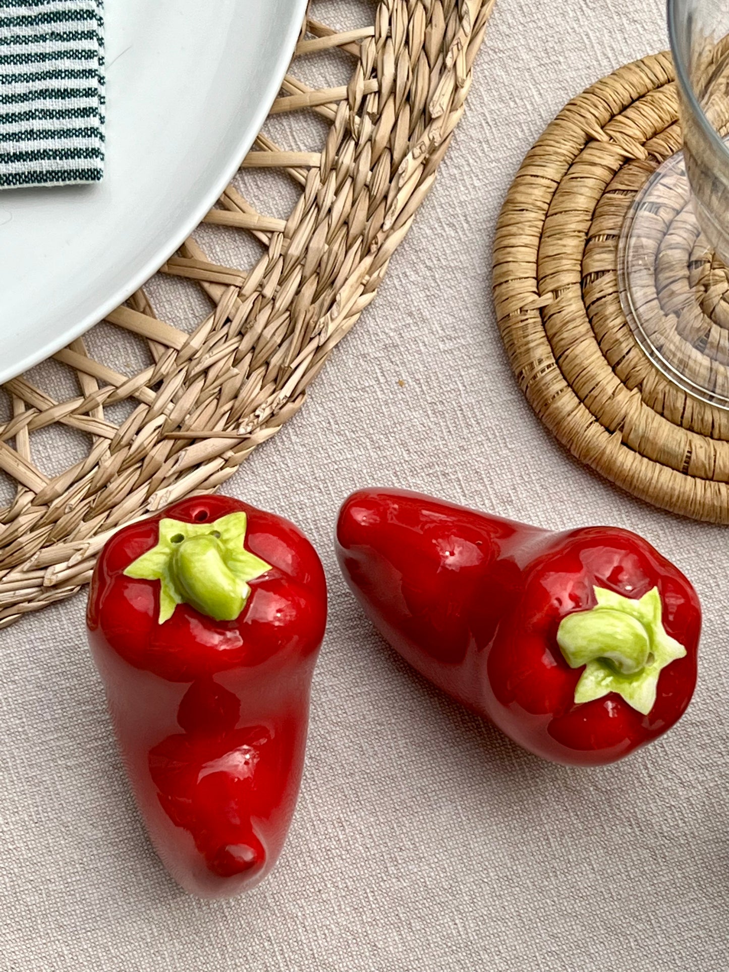 Salière/poivrière piments