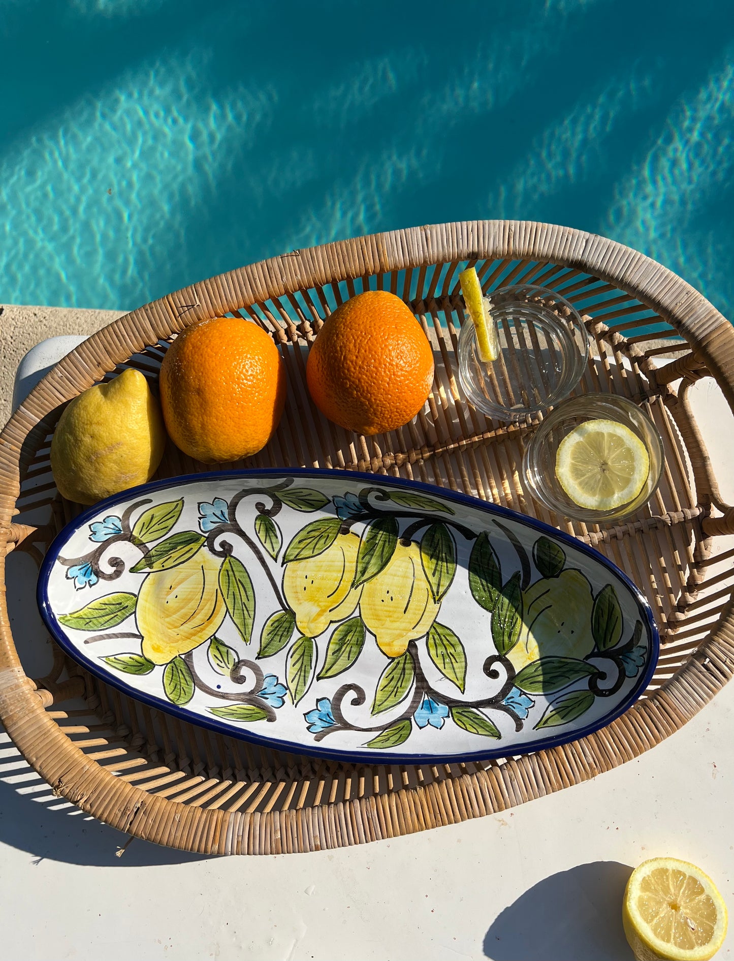 Grand plat citrons
