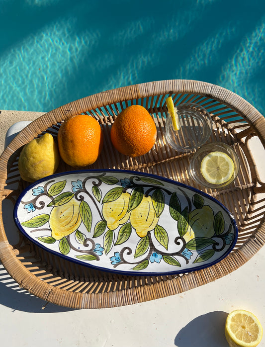 Grand plat citrons