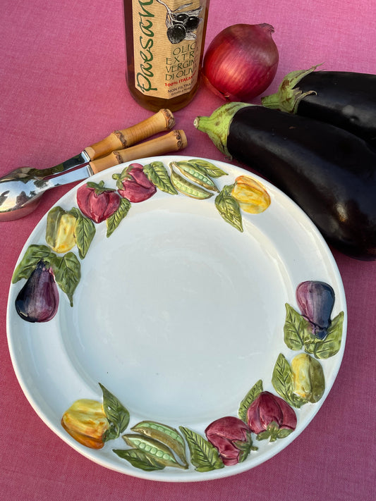 Assiette de présentation légumes Made in Italy