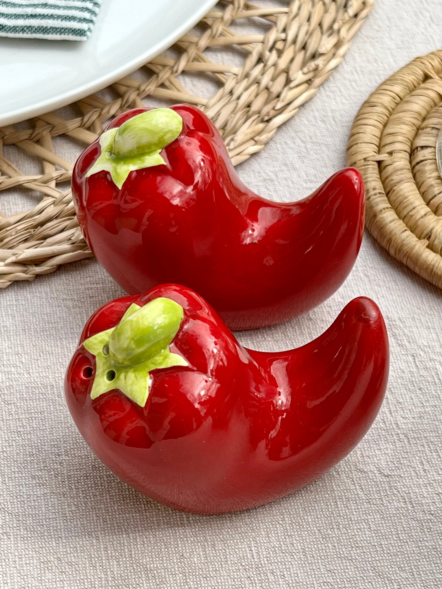 Salière/poivrière piments