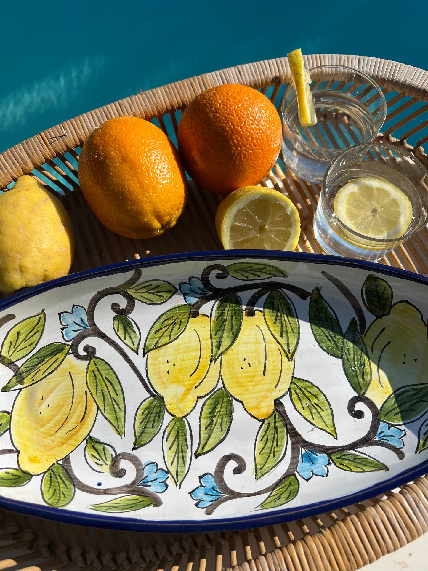 Grand plat citrons